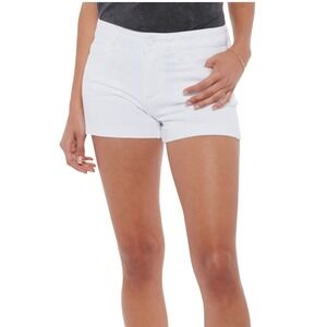 NWT PAIGE Jimmy Jimmy Shorts Crisp White Raw Hem Cuff  Size 34